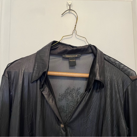 Roberto Cavalli Slick Button Up - Picture 8 of 12